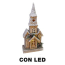 Casetta in Legno con Led naturale cm 22x10xh47