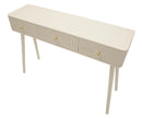 Console Shy 108x30x77 cm in Pino e MDF e Ferro      