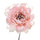 Set mit 12 Pfingstrosen-Picks Ø14 cm Rosa