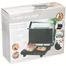 Bistecchiera Elettrica Piastra Griglia Grill Antiaderente 700W Toast Panini Dunlop