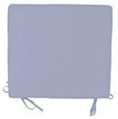Cuscino per Sedie da Giadino 38x41cm Bauer Box Grigio Perla