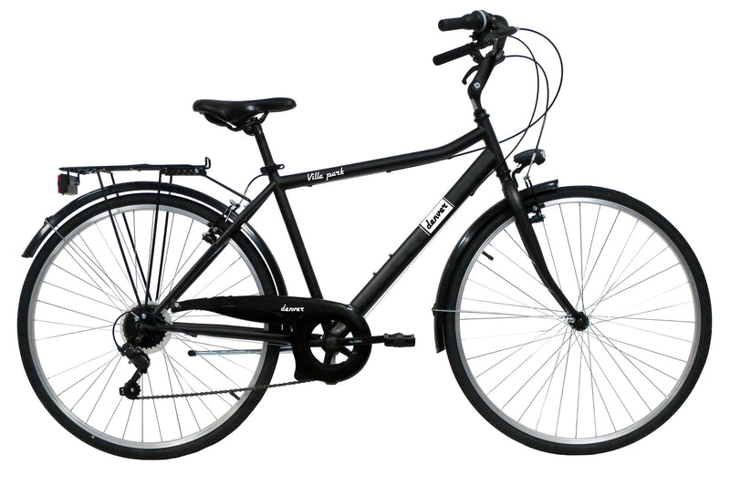 Bicicletta da Trekking Uomo 28” 6V in Acciaio Manhattan Nera