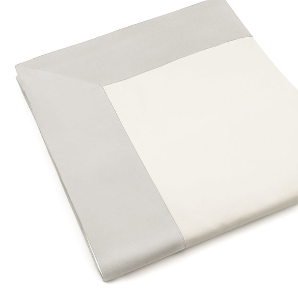 sconto Set aus Oberlaken und Kissenbezügen aus Satin Mitera Diamante Oyster in verschiedenen Größen