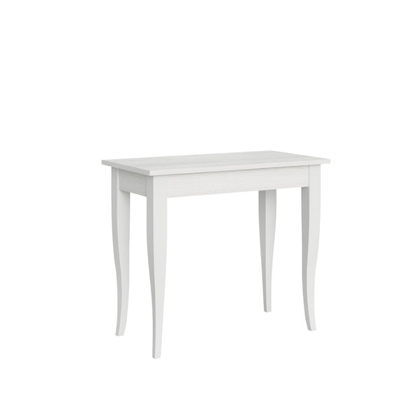 acquista Consolle Allungabile 90-204x48x77 cm in Nobilitato Bianco