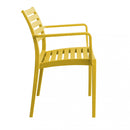 Poltrona Eveline 58,5x55,2x84 cm  in Polipropilene Giallo