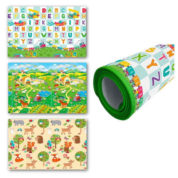 Tappeto Morbido per Bambini 150x120 cm Arrotolabile Multicolore acquista
