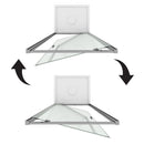 Porta Parete Doccia 1 Anta Battente In Cristallo Opaco 6mm H198 Fosterberg Aalborg Varie Misure