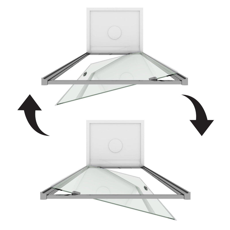Porta Parete Doccia 1 Anta Battente In Cristallo Opaco 6mm H198 Fosterberg Aalborg Varie Misure
