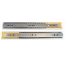 Guide a Sfere per Cassetti con Estrazione Totale H45 mm L350 Zincato Bianco Acciaio Emuca