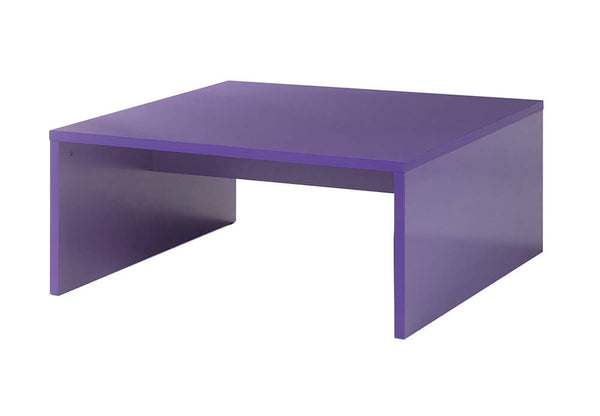 Quadratischer Couchtisch für Wohnzimmer in Melamin 81x81x36cm TFT Boost Purple acquista