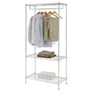 Stender Porta Abiti in Acciaio 3 Ripiani 92x46x187cm Fumer Iron Light