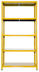 Scaffale in Metallo 5 Ripiani 100x40x187 cm  Ettore Giallo