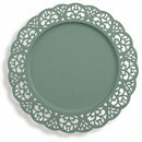 Set 6 Sottopiatti in Metallo Traforato Ø 32cm Villa d'Este Colors Azzurro