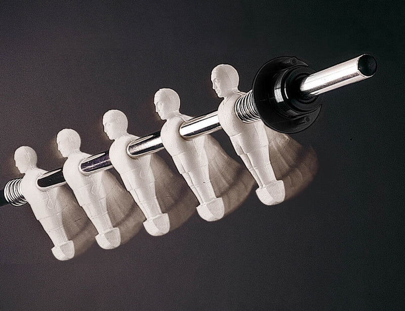 Calciobalilla in Mdf Blu con Aste Rientranti e Gambe Pieghevoli Garlando Foldy