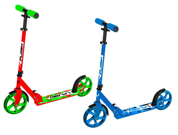 Monopattino 2 Ruote Pieghevole per Bambini Ruote 200 mm con Luci Azzurro o Verde sconto