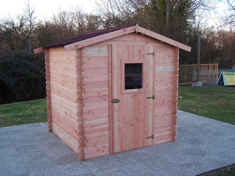 Casetta Box da Giardino 2x2 m Senza Pavimento in Legno Douglas 20mm Dalia