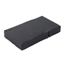 Scaletta per Cani Materassino 2 in 1 45x39x20 cm in PU e Gommapiuma Nero