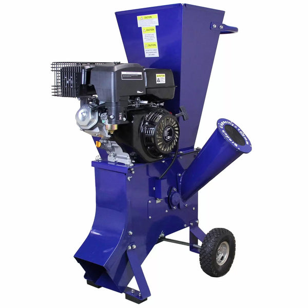 prezzo Cippatrice per Rami Ramoscelli e Foglie a Benzina 15HP 134x64x88 cm Blu