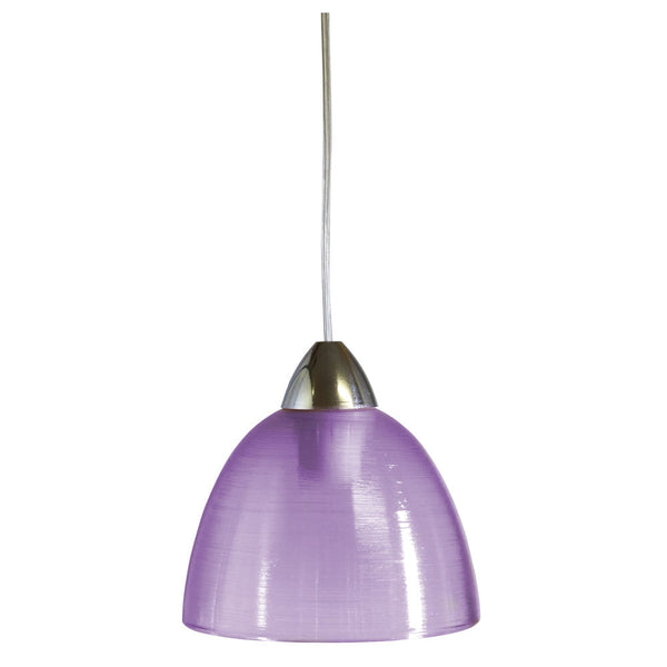 online Aufhängung D20 1xE27 Rahmen Chrom-Transparentglas Gel Lila E-Energy Carla