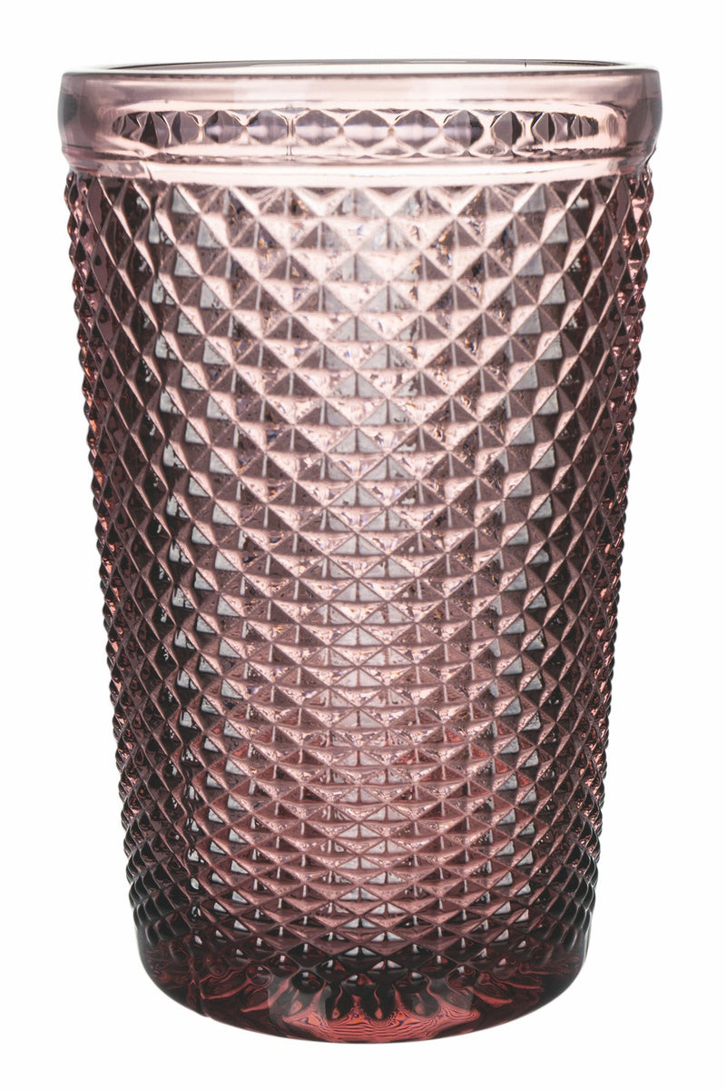 Set 4 Bicchieri Bibita in Vetro 350 ml Villa d'Este Home Tivoli Rombi