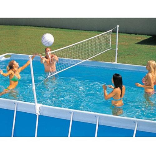 sconto Bestway 58178 Volleyballnetz-Set für Pool mit rechteckigem Rahmen Volleyball 