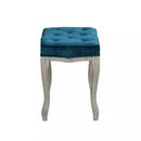 Sgabello Marly 50x36x47 h cm in Velluto Blu