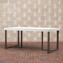 Tavolo 180x90x76 cm Apollo Fix Bianco Frassino