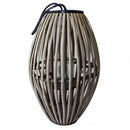 Lanterna Margot in Vimini Grigio