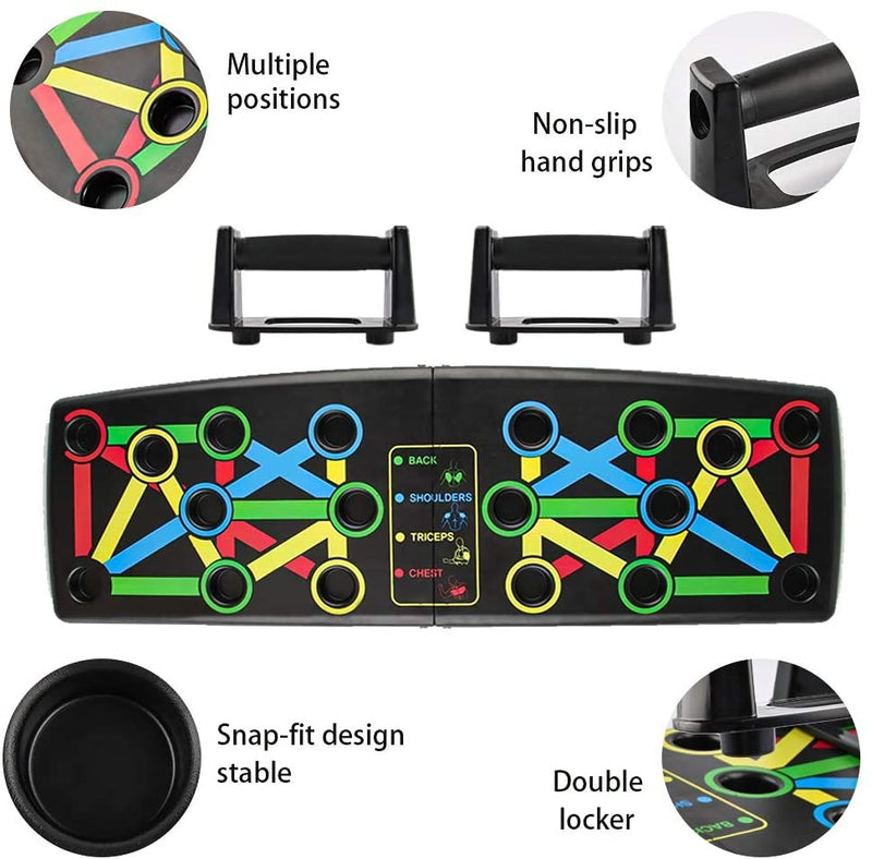 Tavola per Push up Board Pieghevole Portatile per Allenamento Fitness