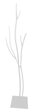 Appendiabiti da Terra 33x33x178 cm in Ferro Battuto Vasconi Castagno Argento