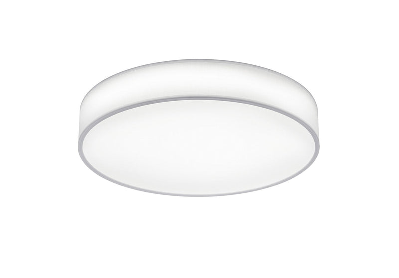 Plafoniera da Interno a LED in Tessuto Bianco