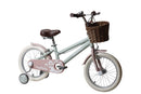 Bicicletta per Bambine Antonella 16 Pollici con Stabilizzatori e Cestino Verde e Rosa Verde e Rosa  