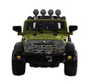 Macchina Elettrica per Bambini 12V Fuoristrada Verde 