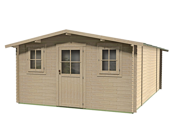 Casetta Box da Giardino 398x496x193-229A cm Dublino Express in Legno di Abete PEFC online