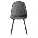 Sedia da Giardino Vichy 55x46,5x85 h cm in Plastica Taupe