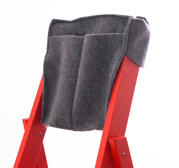 Werkzeugtasche für Leiter aus grauer gekochter Wolle prezzo