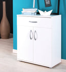 Mobile 2 Ante 1 Cassetto in Truciolato Fumer Penny Bianco