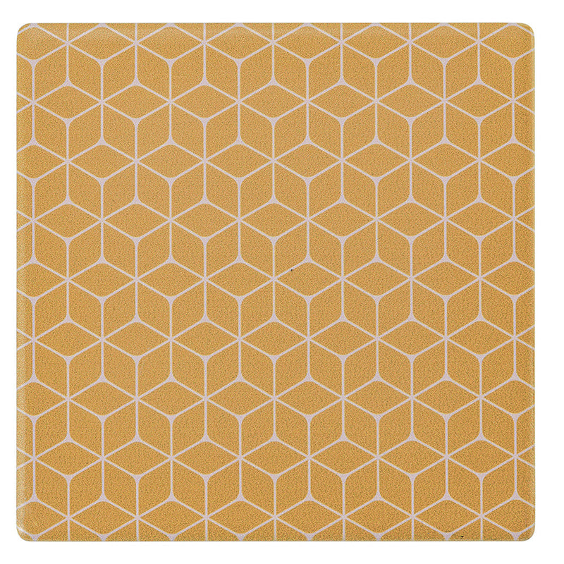 Set 6 Sottobicchieri 10x10x1 cm  in Ceramica VdE Tivoli 1996 Parrot