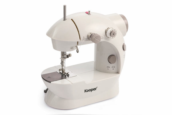 sconto Tragbare Mini-Nähmaschine 5 W Kooper Zig Zag White