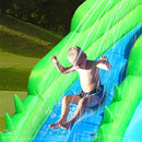 Castello Giostra Gonfiabile Mr. Coccodrillo con Pompa Inclusa Happy Hop