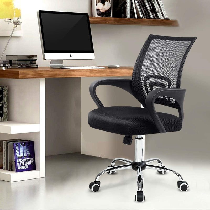 Sedia Poltrona Direzionale da Ufficio con Schienale Traspirante Grigio