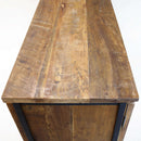 Mobile Boniface 150x40x86 h cm in Legno Marrone