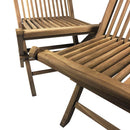 Cuscino per Sedia Pieghevole Pinta Seduta e Schienale Sfoderabile Spesso 3 cm Marrone      