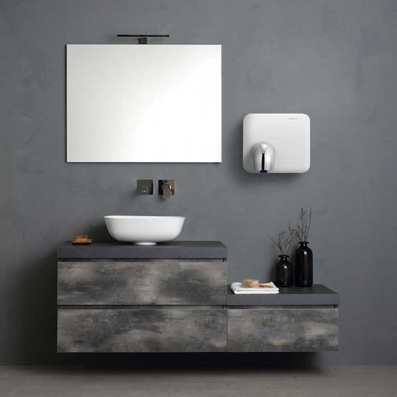 Asciugamani Automatico Elettrico Hotel Aria Calda a Parete 2300W con Fotocellula