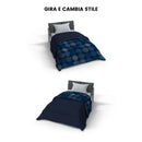 Trapunta Invernale 1 Piazza e Mezzo Stampata in Microfibra 300gr Double Face Ipnotic