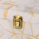 Set 2 Scatole in Legno decori oro rettangolare 