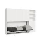 Letto Singolo a Scomparsa Composizione F Kando H194,4 Bianco Frassino 