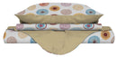 Copripiumino Double Face con Federe Stampato Circle Varie Misure
