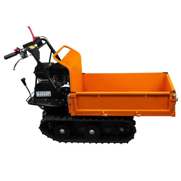 prezzo Mini Dumper a Benzina 71x156x99 cm Trasporto Materiali Cingolato Arancione