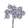 Set mit 24 Glitzer-Apfelpicks H12,5 cm Silber